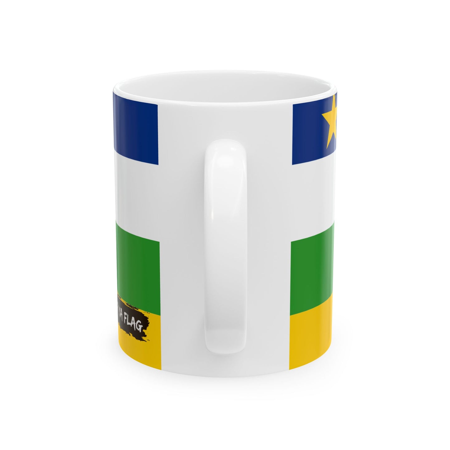 Central African Republic Flag Coffee Tea Mug 11oz 15oz | Central African Heritage Mug | Rep Ya Flag