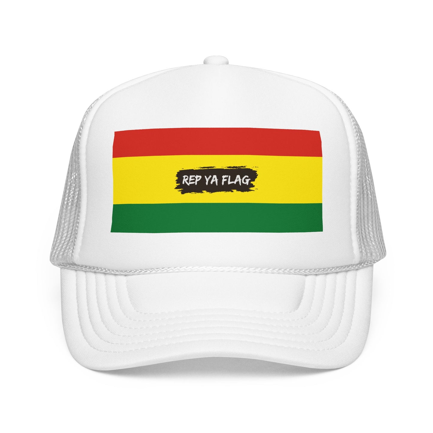 Bolivia Flag Foam Trucker Hat | Bolivian Pride Snapback Cap | Rep Ya Flag