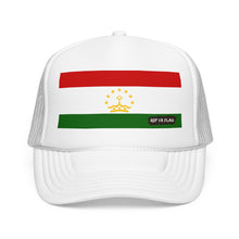 Tajikistan Flag Foam Trucker Hat | Rep Ya Flag design