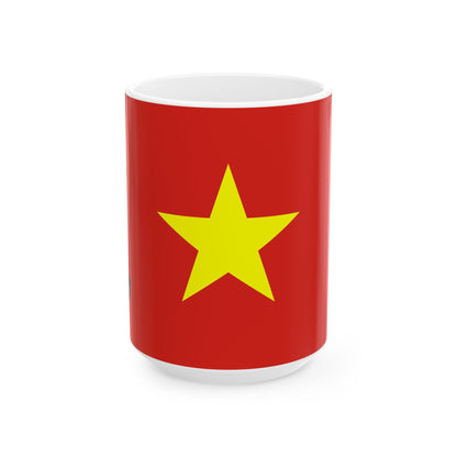 Vietnam Flag | Coffee Tea Ceramic Mug Cup | 11oz 15oz | Rep Ya Flag