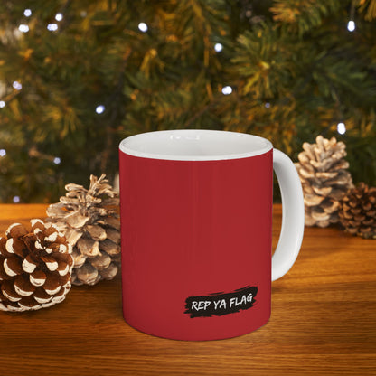 Tonga Flag Coffee Tea Mug 11oz 15oz | Rep Ya Flag Ceramic Mug