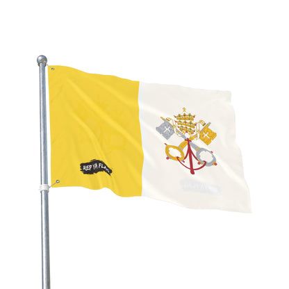 Vatican City Flag Garden Banner | Double-Sided Outdoor Flag | Rep Ya Flag