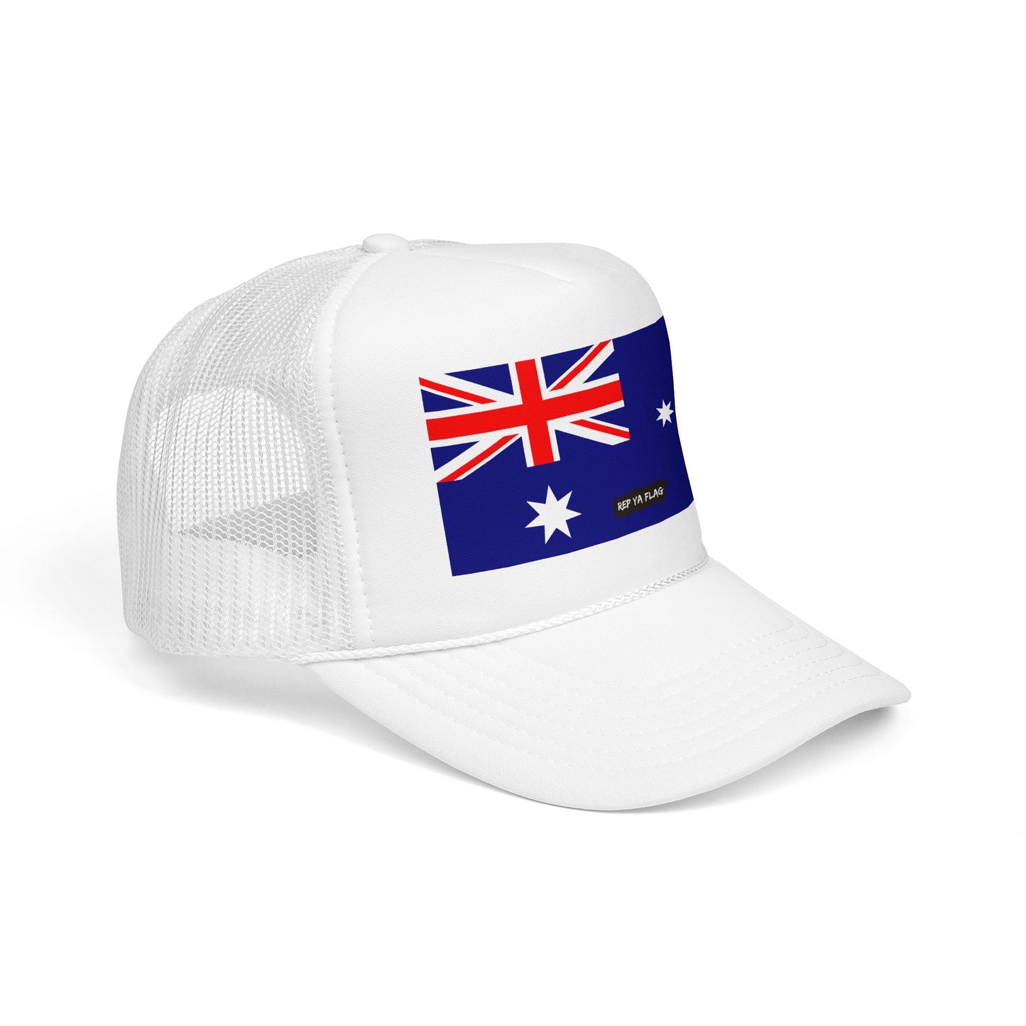Australia Flag Foam Trucker Hat | Australian Pride Snapback Cap | Rep Ya Flag