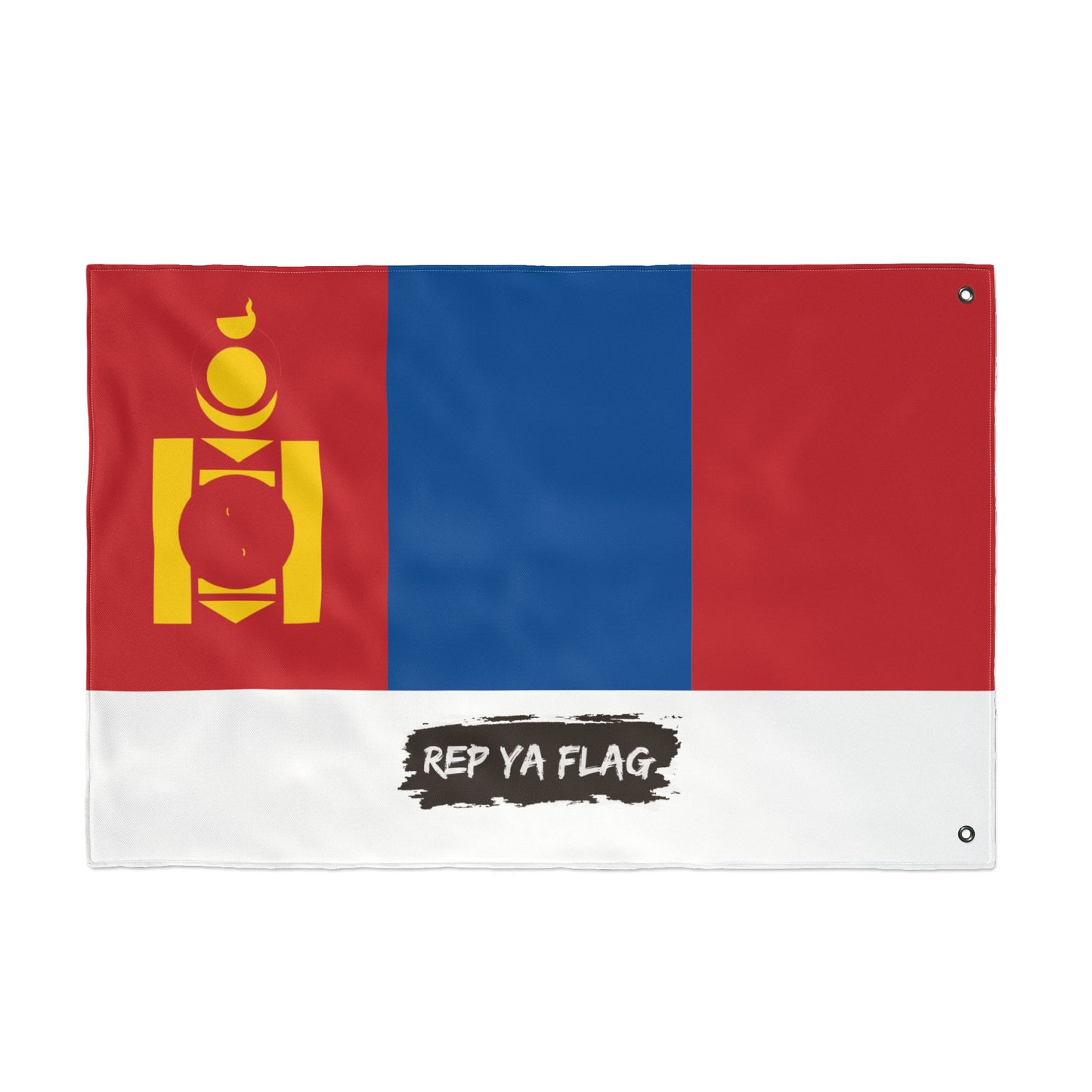 Mongolia Flag Garden Banner | Double Sided Outdoor Flag | Rep Ya Flag