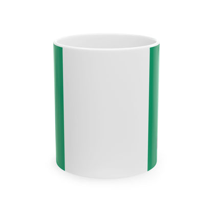 Nigeria Flag Coffee Tea Mug 11oz 15oz | Rep Ya Flag Ceramic Mug