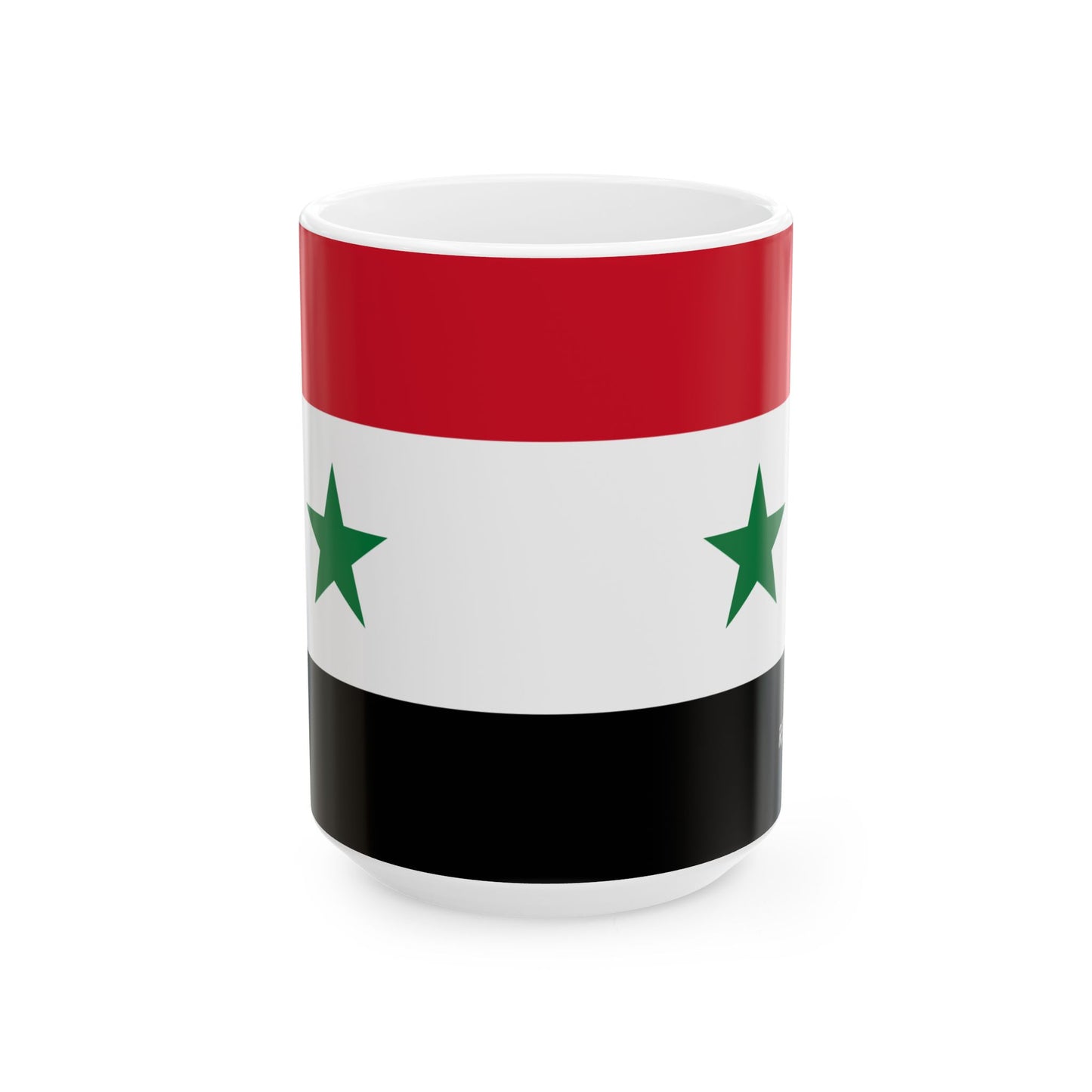 Syria Flag Coffee Tea Mug 11oz 15oz | Rep Ya Flag Ceramic Mug