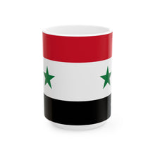Syria Flag Coffee Tea Mug 11oz 15oz | Rep Ya Flag Ceramic Mug