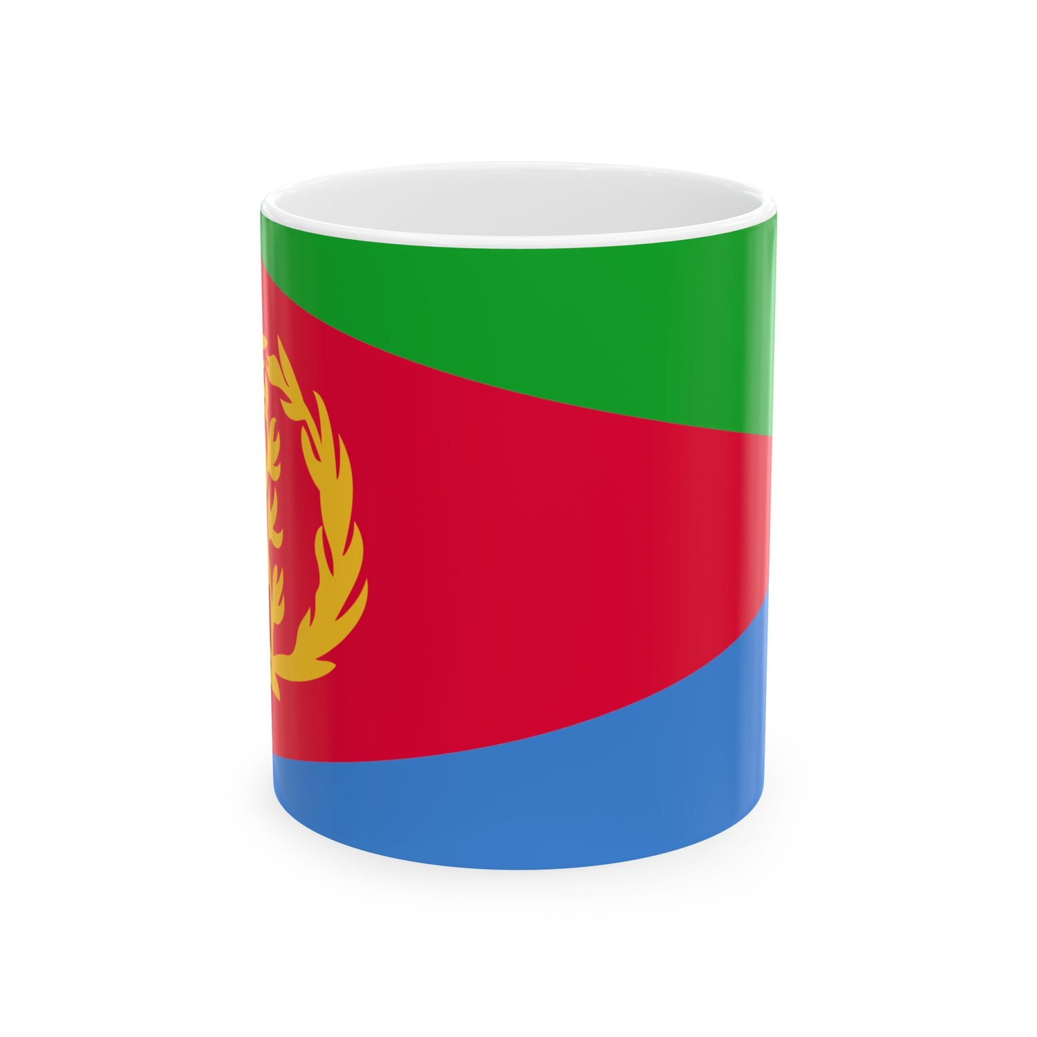 Eritrea Flag Coffee Tea Mug 11oz 15oz | Rep Ya Flag Ceramic Mug
