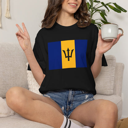 Barbados Flag T Shirt | Barbadian Heritage Shirt S-4XL | Rep Ya Flag
