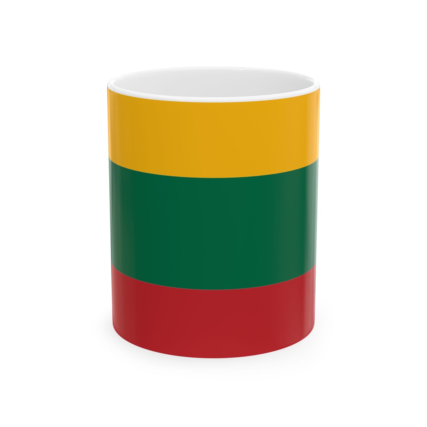 Lithuania Flag Coffee Tea Mug 11oz 15oz | Rep Ya Flag Ceramic Mug