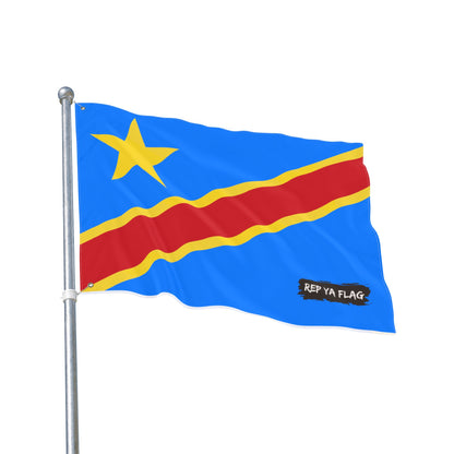 Democratic Republic of the Congo Flag Garden Banner | Double Sided Outdoor Flag | Rep Ya Flag