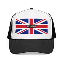 United Kingdom UK Foam Trucker Hat | Rep Ya Flag design