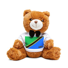 Tanzania Teddy Bear | Tanzania Flag Plush | Tanzanian Gift | Cultural Stuffed Animal | Heritage Keepsake Bear