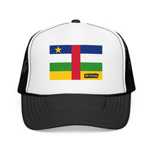 Central African Republic Flag Foam Trucker Hat | Central African Pride Snapback Cap | Rep Ya Flag