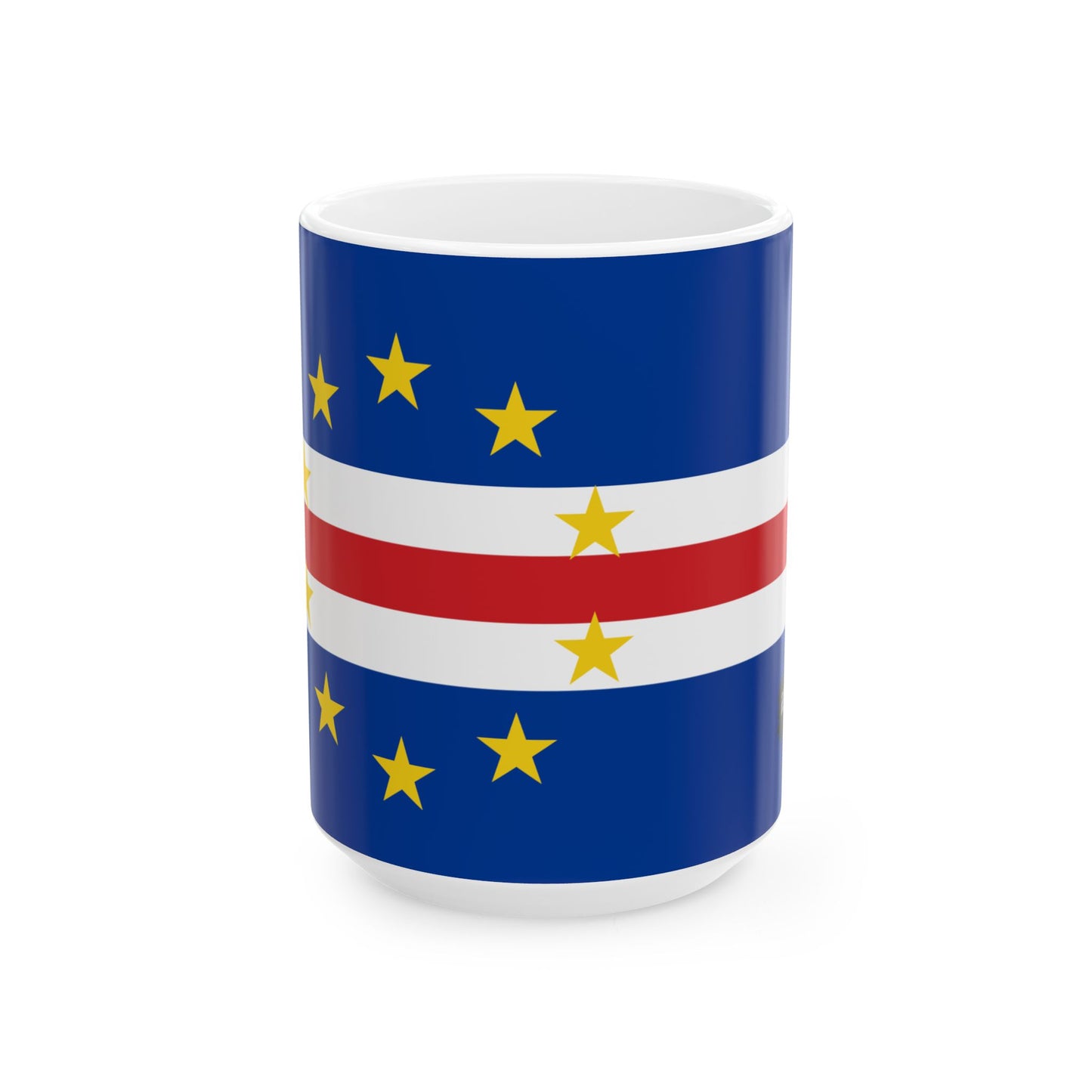 Cabo Verde Flag Coffee Tea Mug 11oz 15oz | Rep Ya Flag Ceramic Mug