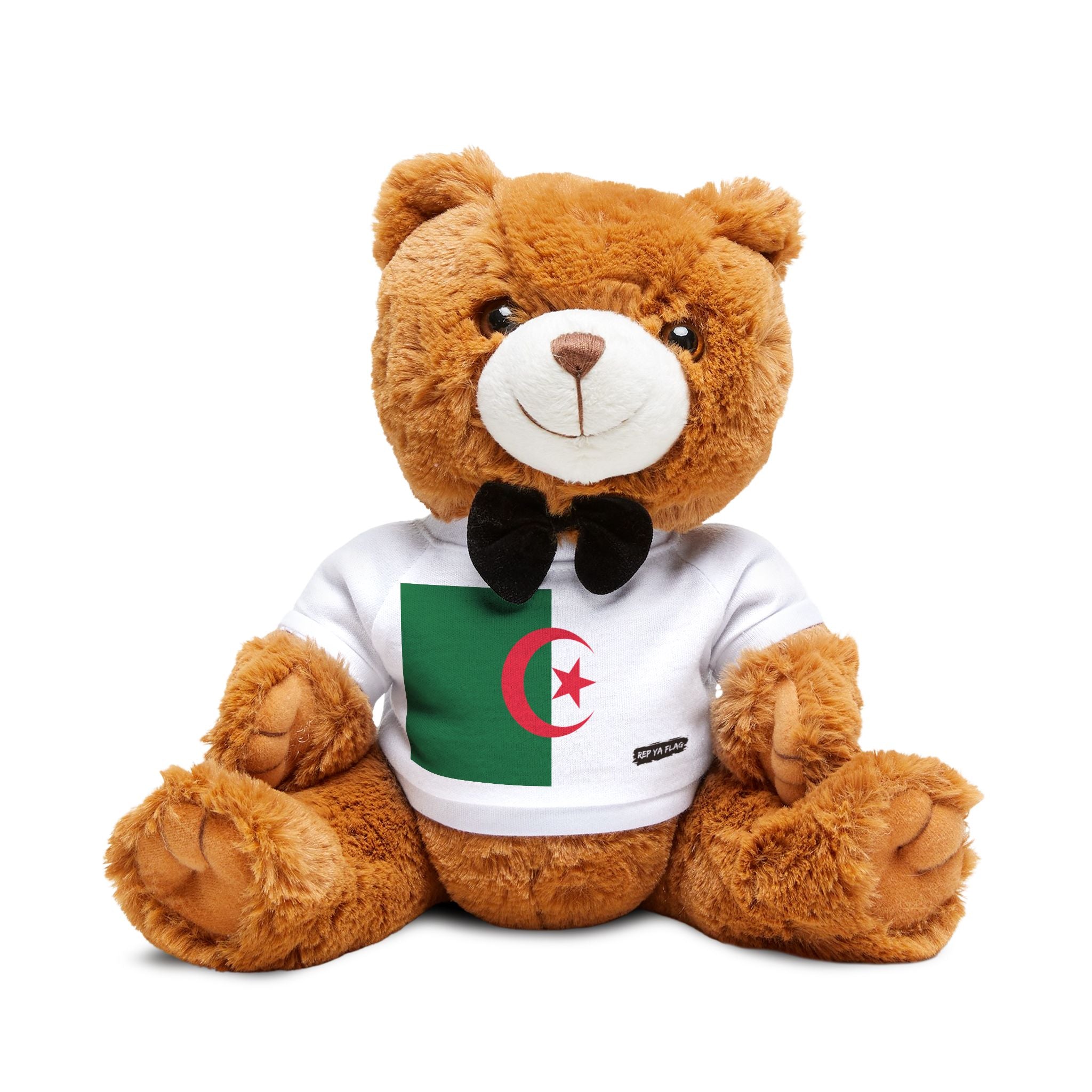 Algeria Flag Teddy Bear | Algerian Heritage Plush Gift | Rep Ya Flag