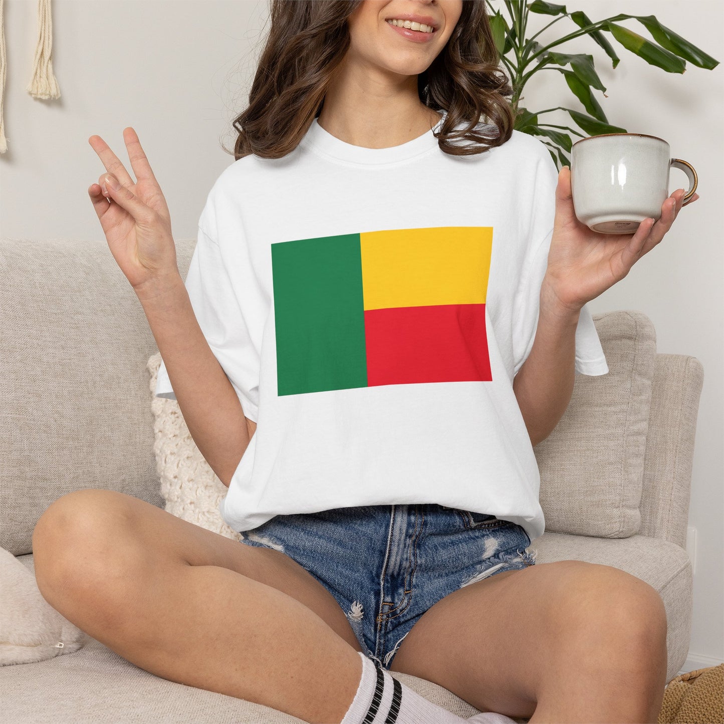Benin Flag T Shirt | Beninese Heritage Shirt S-4XL | Rep Ya Flag