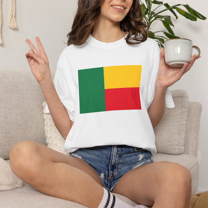 Benin Flag T Shirt | Beninese Heritage Shirt S-4XL | Rep Ya Flag