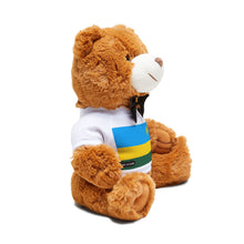 Rep Ya Flag Rwanda Teddy Bear | Rwanda Plush Gift | Rwandan Heritage Bear | Cultural Keepsake | Baby Gift Stuffed Animal
