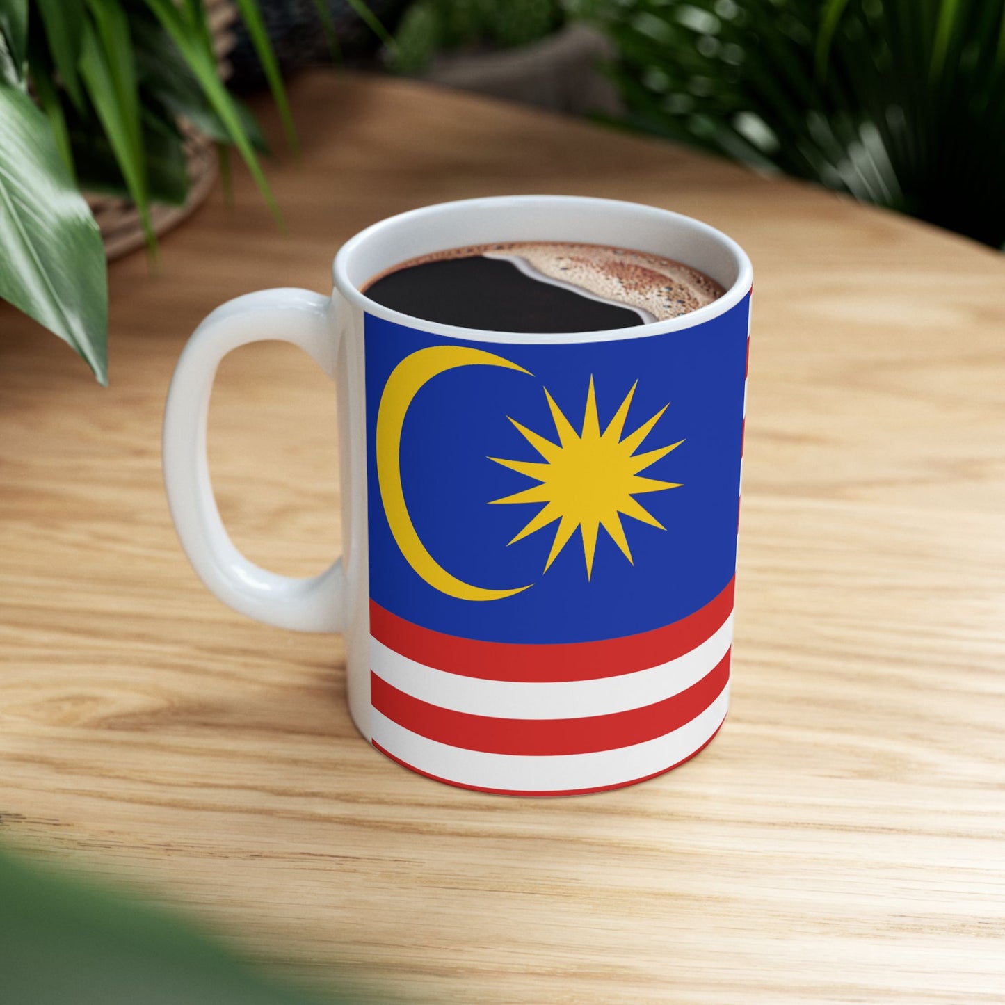 Malaysia Flag Coffee Tea Mug 11oz 15oz | Rep Ya Flag Ceramic Mug