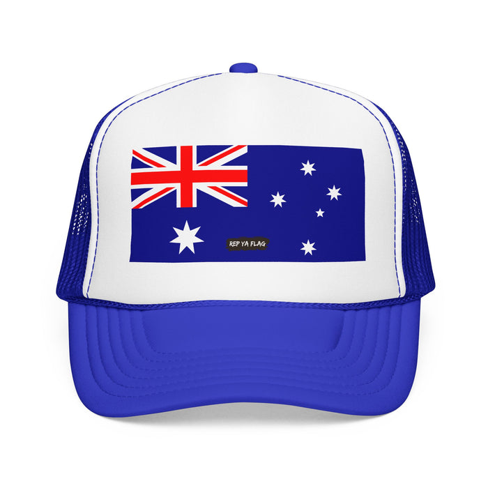 Australia Flag Foam Trucker Hat – Patriotic Snapback Cap
