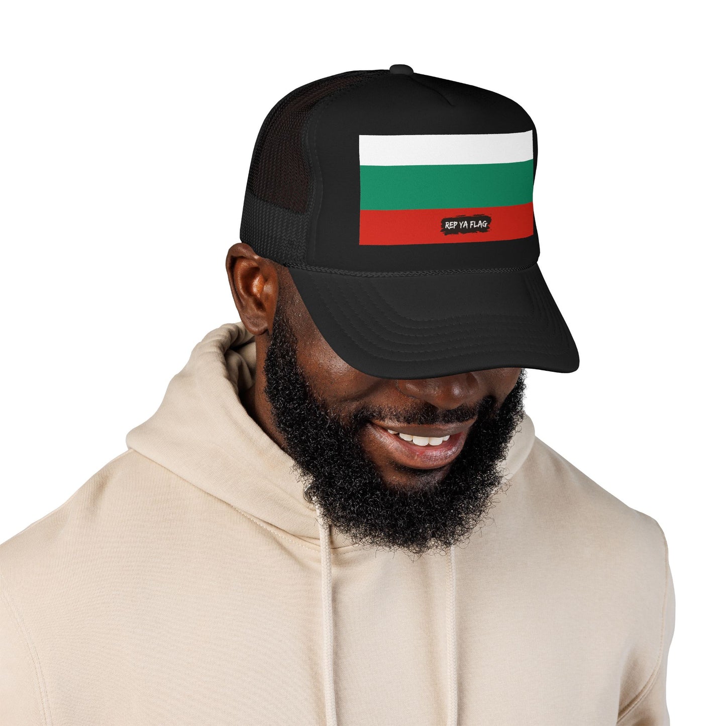 Bulgaria Flag Foam Trucker Hat | Bulgarian Pride Snapback Cap | Rep Ya Flag