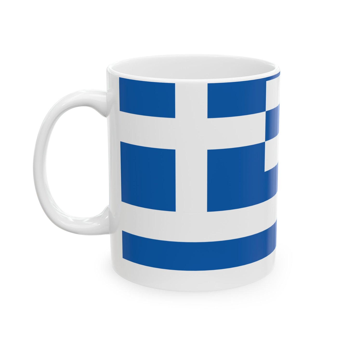 Greece Flag Coffee Tea Mug 11oz 15oz | Rep Ya Flag Ceramic Mug