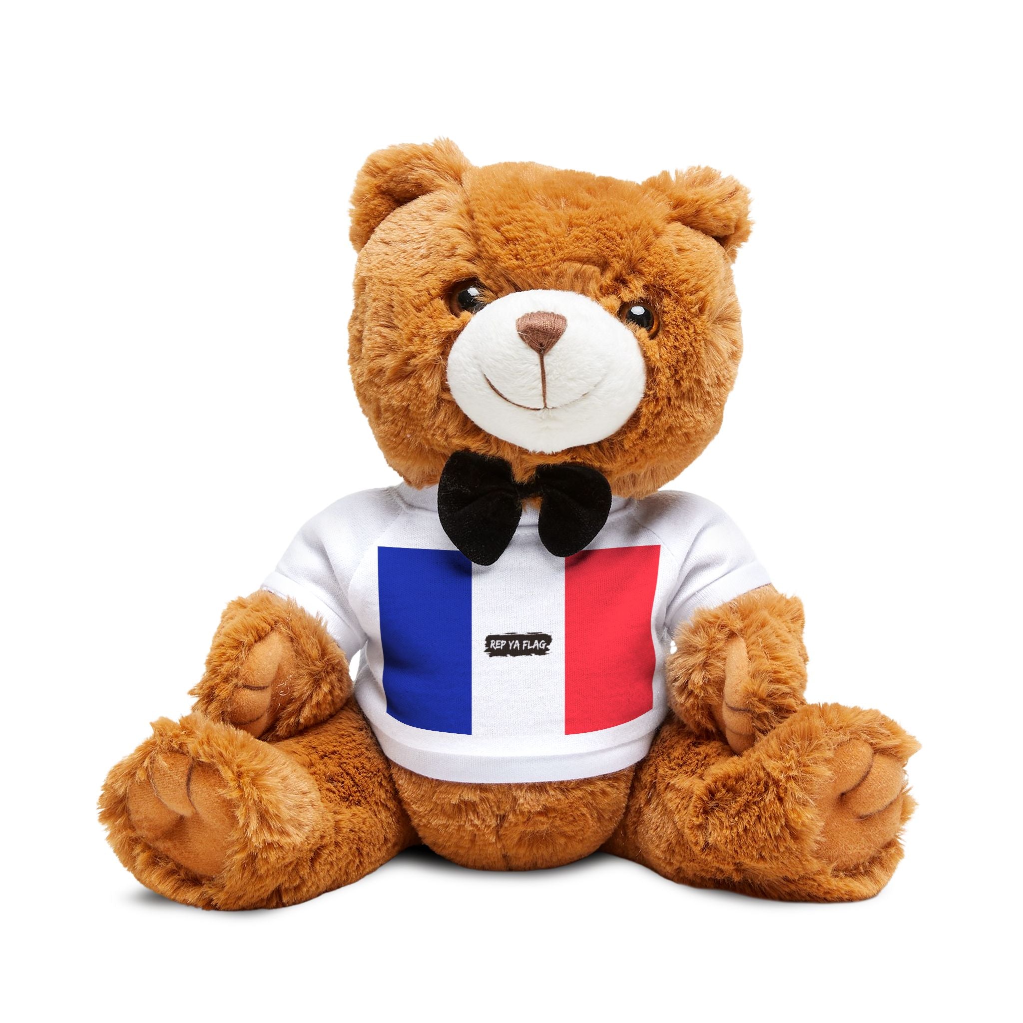 France Flag Teddy Bear | French Heritage Plush Gift | Rep Ya Flag