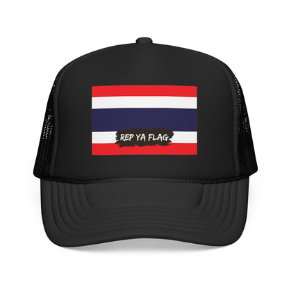 Thailand Flag Foam Trucker Hat | Rep Ya Flag design