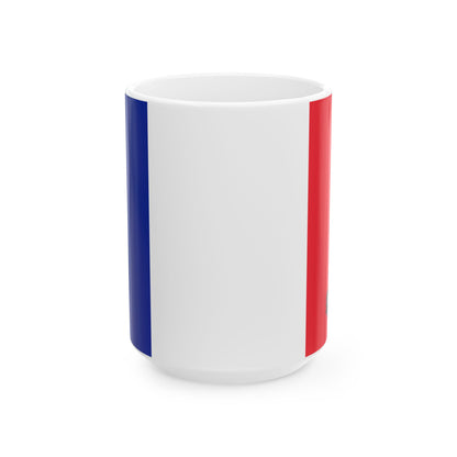 France Flag Coffee Tea Mug 11oz 15oz | Rep Ya Flag Ceramic Mug