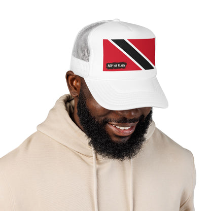 Trinidad and Tobago Flag Foam Trucker Hat | Rep Ya Flag design