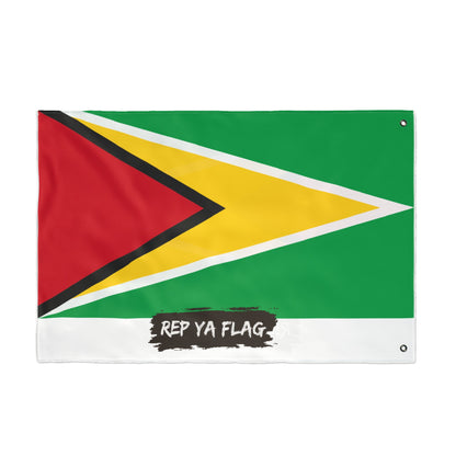 Guyana Flag Garden Banner | Double Sided Outdoor Flag | Rep Ya Flag