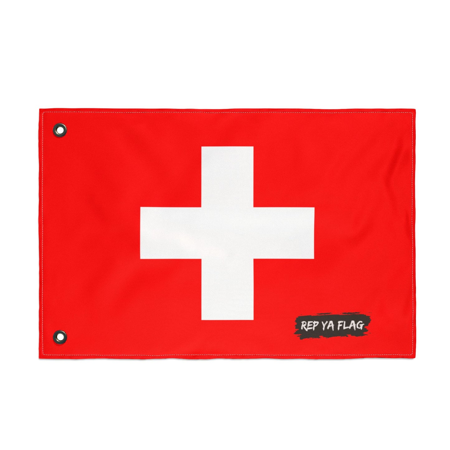 Switzerland Flag Garden Banner | Double-Sided Outdoor Flag | Rep Ya Flag