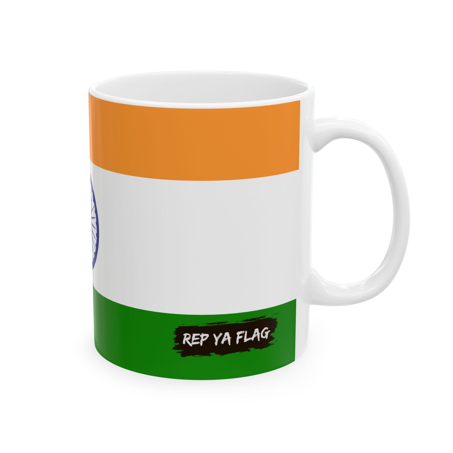 India Flag Coffee Tea Mug 11oz 15oz | Rep Ya Flag Ceramic Mug
