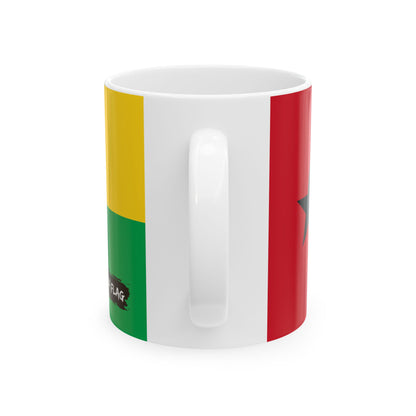 Guinea-Bissau Flag Coffee Tea Mug 11oz 15oz | Rep Ya Flag Ceramic Mug