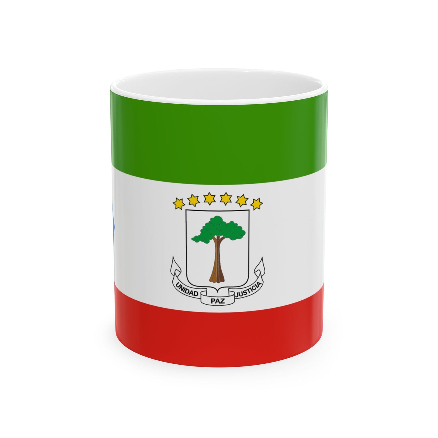Equatorial Guinea Flag Coffee Tea Mug 11oz 15oz | Rep Ya Flag Ceramic Mug
