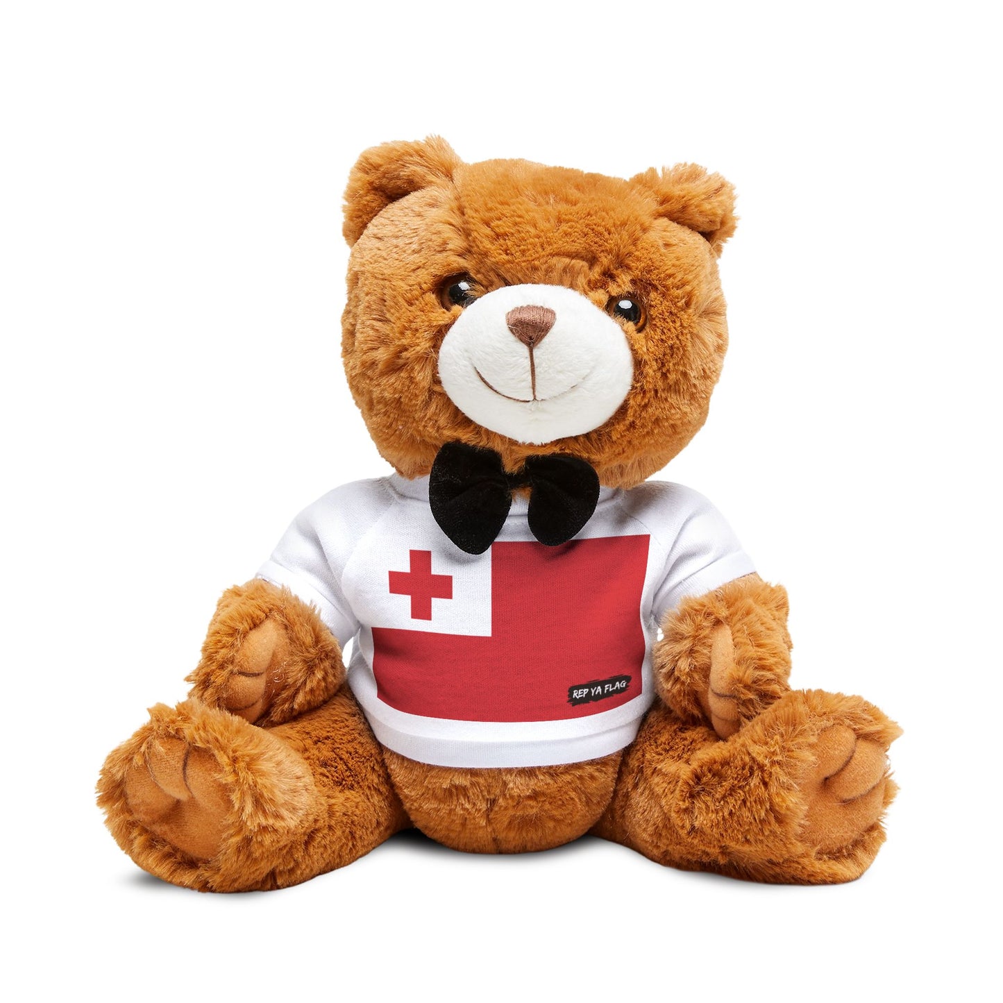 Tonga Teddy Bear | Tonga Flag Plush | Tongan Gift | Island Pride Stuffed Animal | Heritage Keepsake Bear