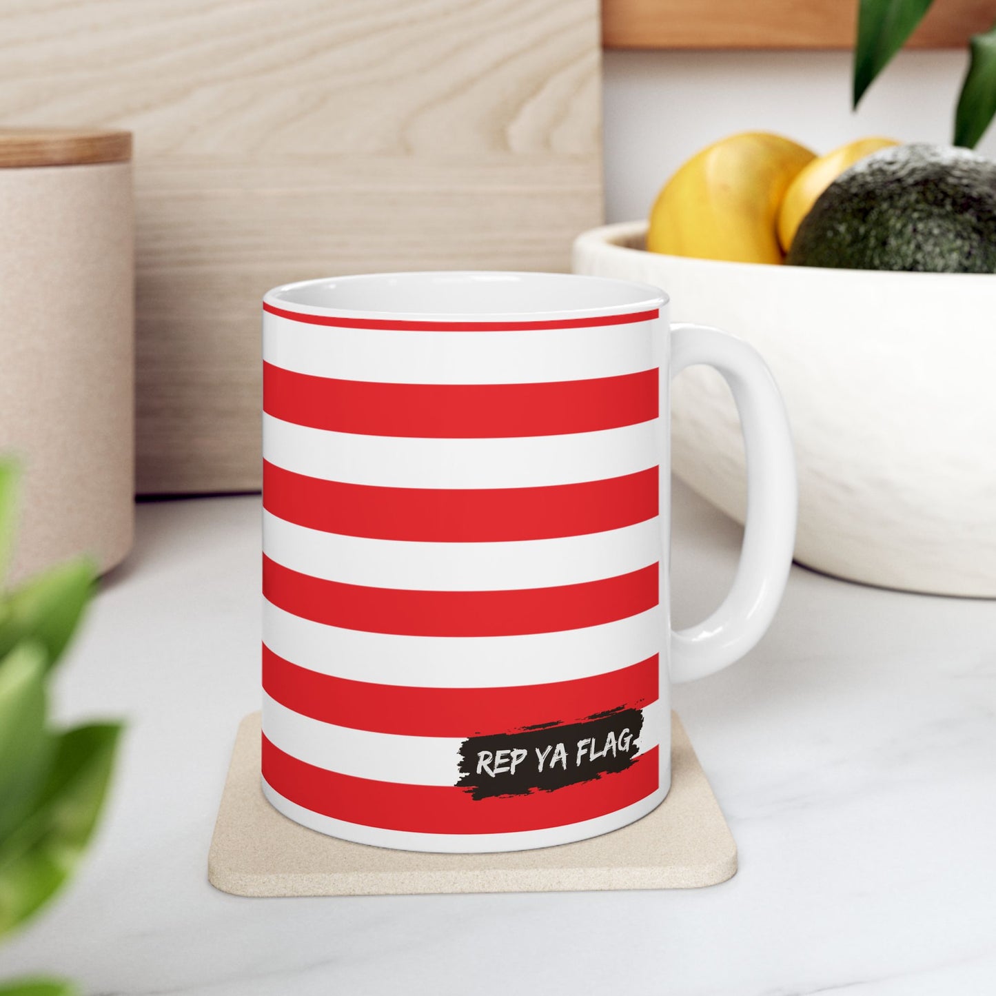 United States of America Flag Coffee Tea Mug 11oz 15oz | Rep Ya Flag Ceramic Mug