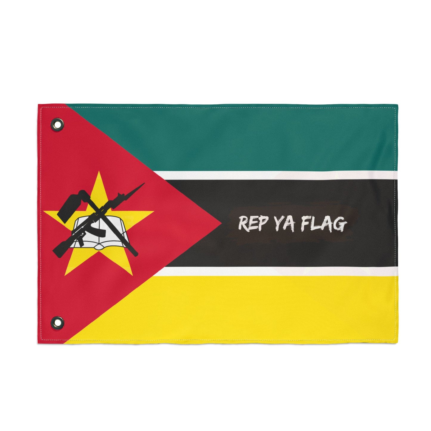 Mozambique Flag Garden Banner | Double Sided Outdoor Flag | Rep Ya Flag