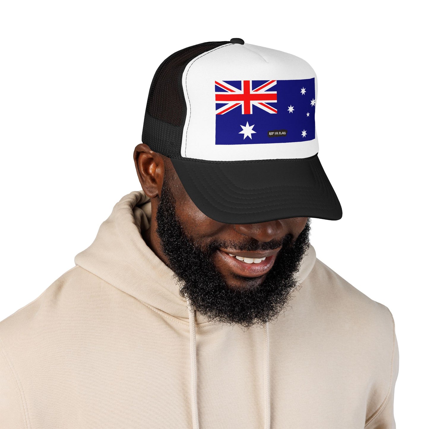 Australia Flag Foam Trucker Hat | Australian Pride Snapback Cap | Rep Ya Flag