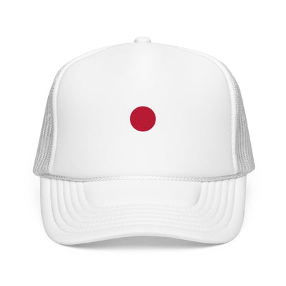 Japan Flag Foam Trucker Hat | Japanese Pride Snapback Cap | Rep Ya Flag