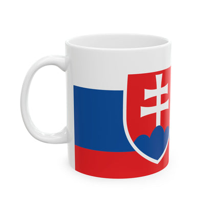 Slovakia Flag Coffee Tea Mug 11oz 15oz | Rep Ya Flag Ceramic Mug