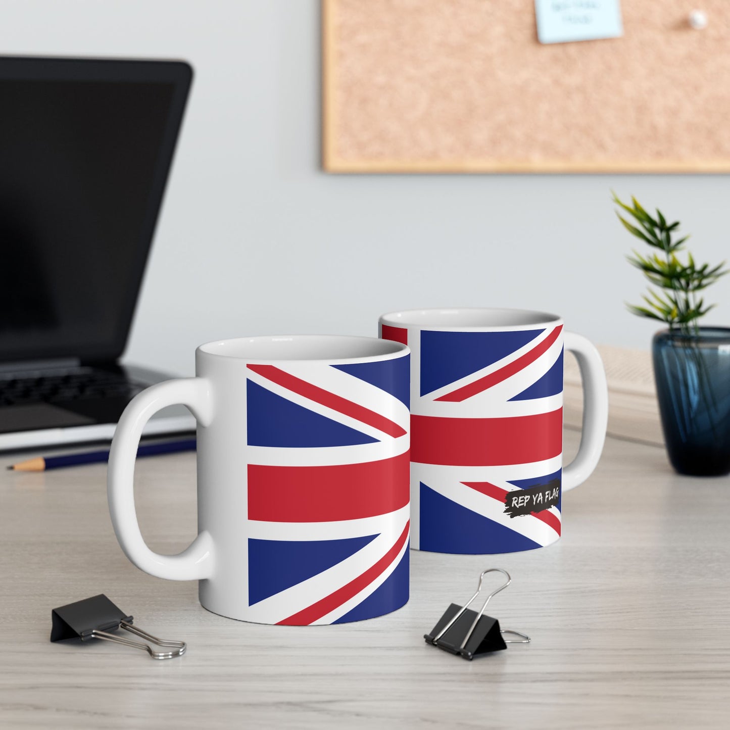 United Kingdom Flag Coffee Tea Mug 11oz 15oz | Rep Ya Flag Ceramic Mug