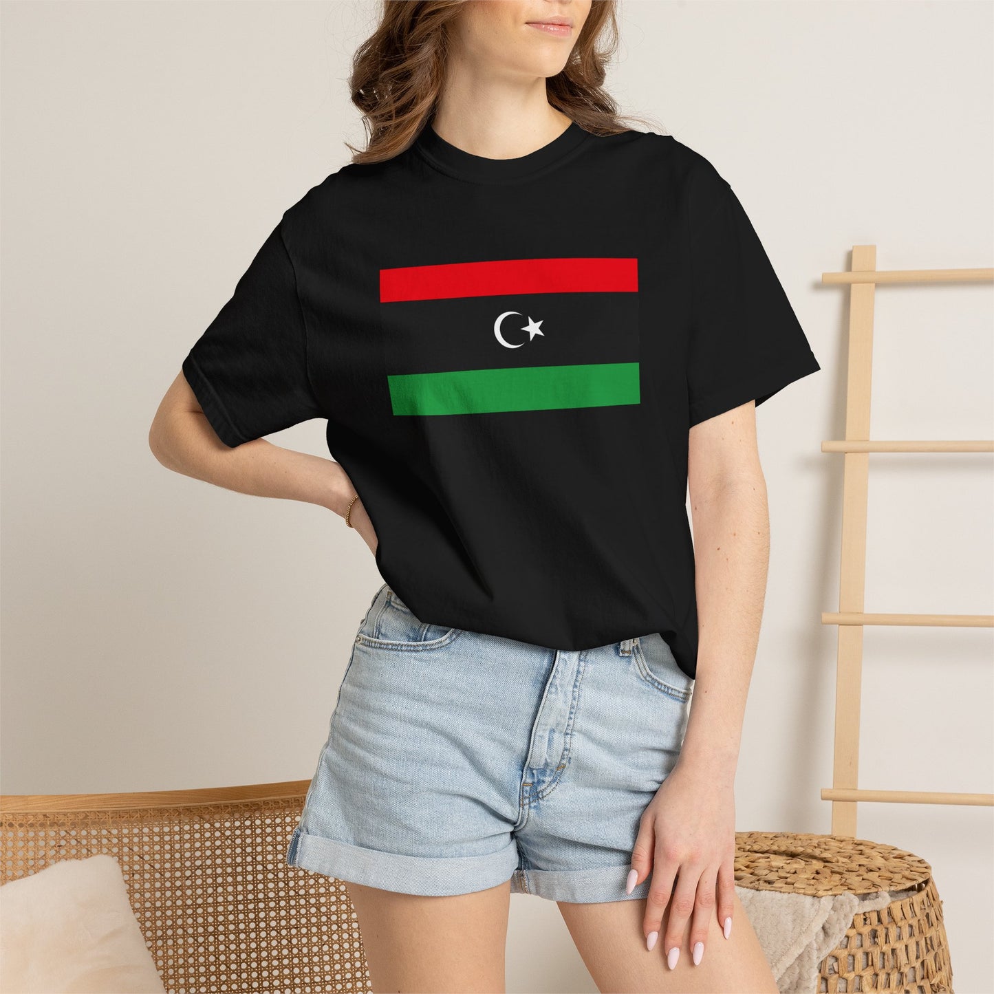 Libya Flag T Shirt | Libyan Heritage Shirt S–4XL | Rep Ya Flag