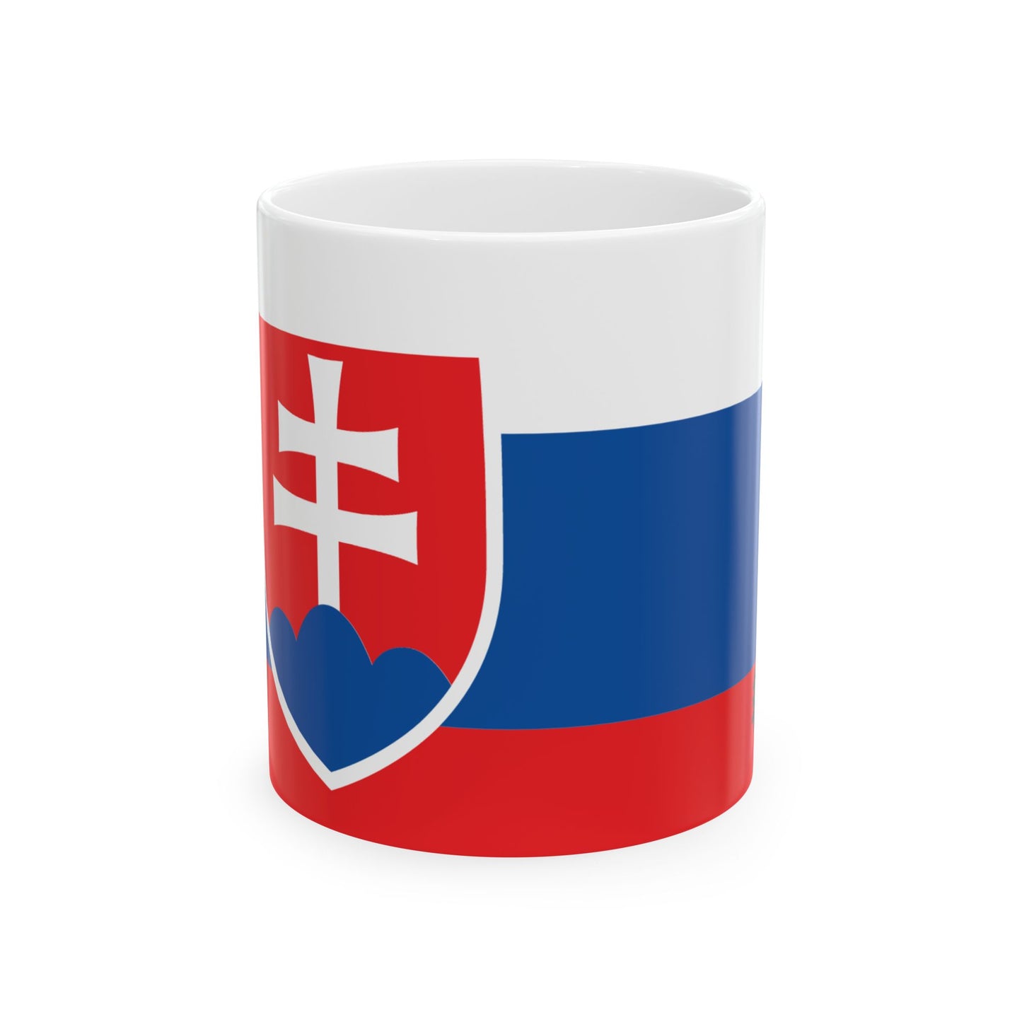 Slovakia Flag Coffee Tea Mug 11oz 15oz | Rep Ya Flag Ceramic Mug