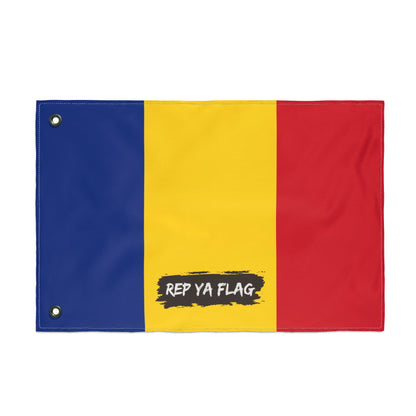 Romania Flag Garden Banner | Double Sided Outdoor Flag | Rep Ya Flag