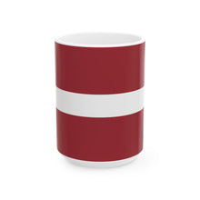 Latvia Flag Coffee Tea Mug 11oz 15oz | Rep Ya Flag Ceramic Mug