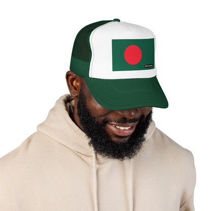 Bangladesh Flag Foam Trucker Hat | Bangladeshi Pride Snapback Cap | Rep Ya Flag