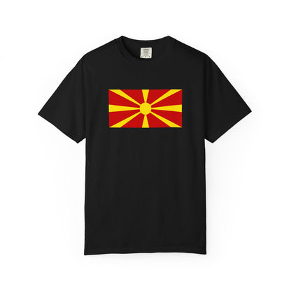 North Macedonia Flag T Shirt | Macedonian Heritage Shirt S–4XL | Rep Ya Flag