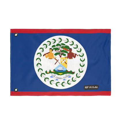 Belize Flag Garden Banner | Double Sided Outdoor Flag | Rep Ya Flag